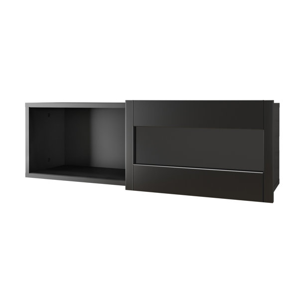 Orren Ellis Nahush Wall Shelf with Sliding Door & Reviews Wayfair